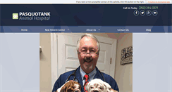 Desktop Screenshot of pasquotankvet.com